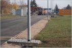 Strae zwischen Wachgebude und Parkbereich 11 - Bankettherstellung und Pflasterarbeiten