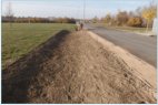 Strae zwischen Wachgebude und Parkbereich 11 - Mulden-Rigole